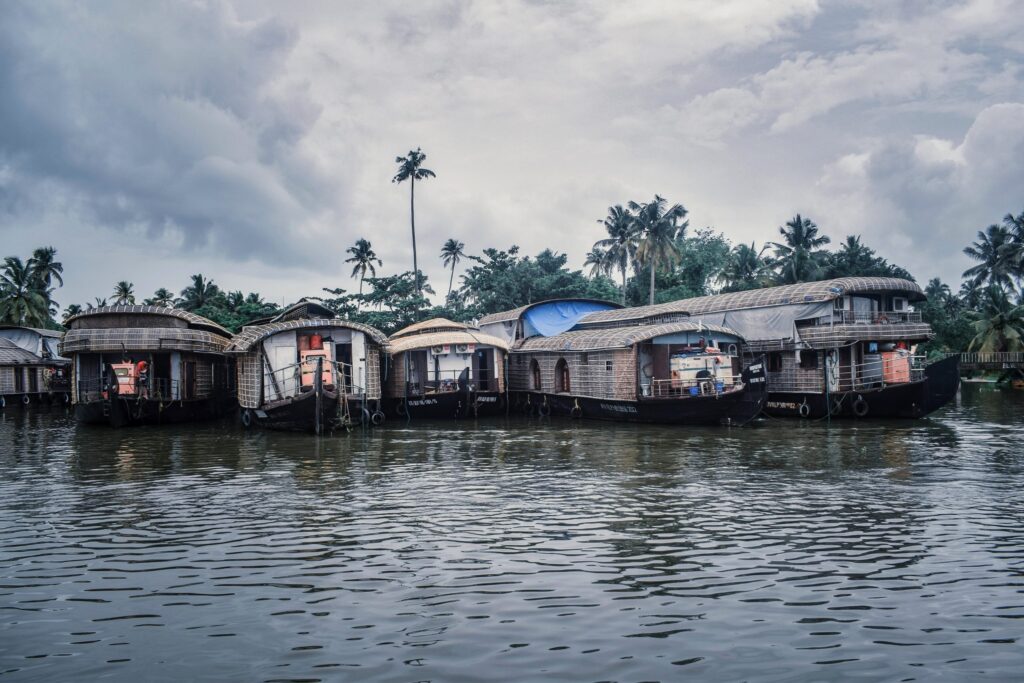 Image: Houseboats in Alleppey Image: Houseboats in Alleppey