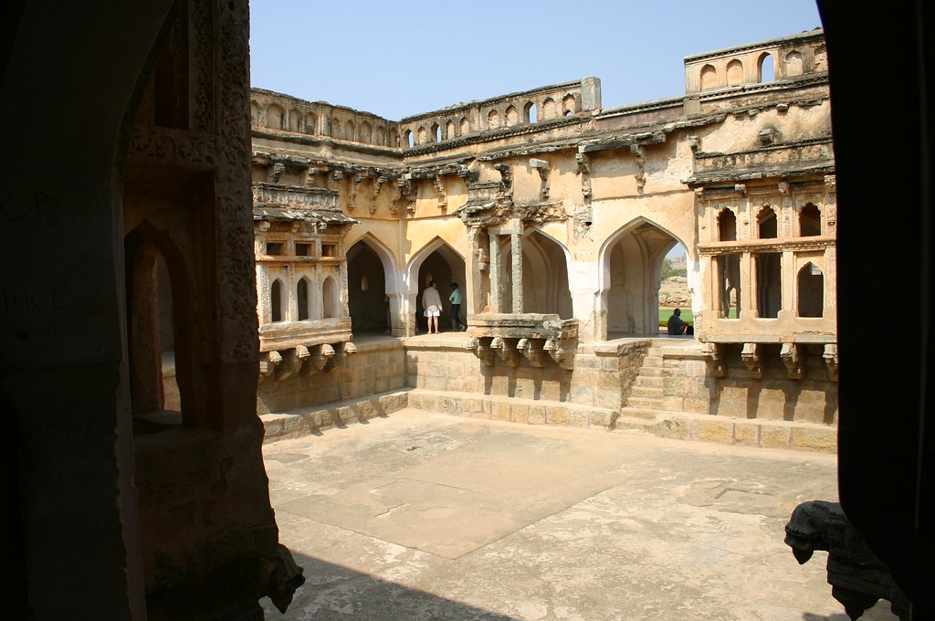 Image Queens Bath in Hampi