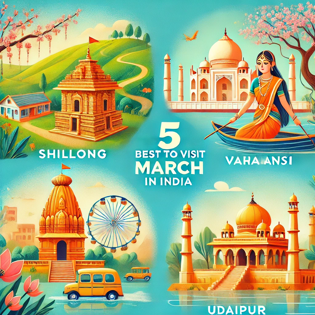 Top 5 Best Places in India in March Travel